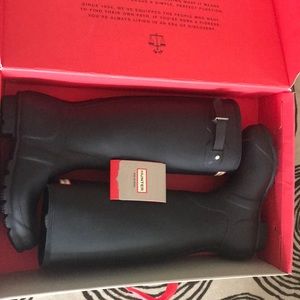 Hunter Original Tall Rain Boots, New!